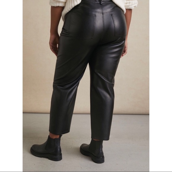 Anthropologie Lettie Vegan Faux Leather Pants - Picture 5 of 5
